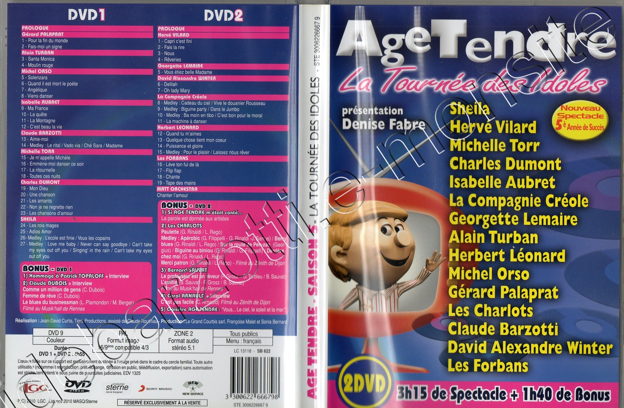 DVD age tendre saison 5 (2010)