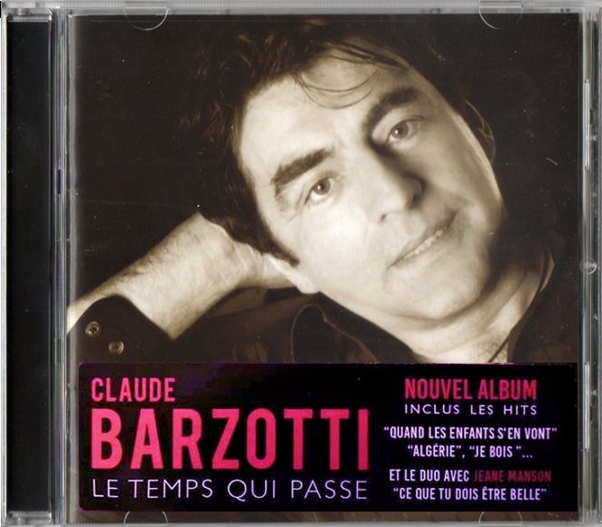 nouvel album "le temps qui passe" Claude Barzotti