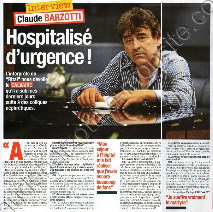 interview Claude barzotti