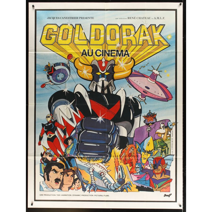 Goldorak grendizer affiche du film fr 1979 science fiction ufo
