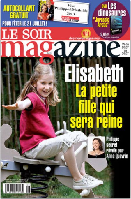 couverture de la revue le soirmagazine du 17 juillet 2013