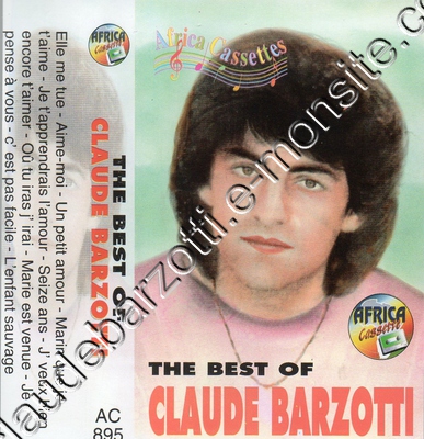 "Bestof Claude Barzotti" Africa Cassettes
