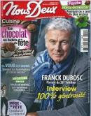 Nous deux Magazine N° 3414 du 4 au 10 décembre 2012 pages 6 et 7 ( 1/4 de page) Claude Barzotti touché en plein coeur 