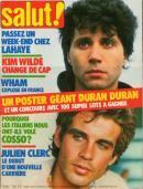salut N° 239 du 21 novembre 1984 pages 18 et 19 (2 pages) Match à l'italienne Frédéric François et Claude Barzotti